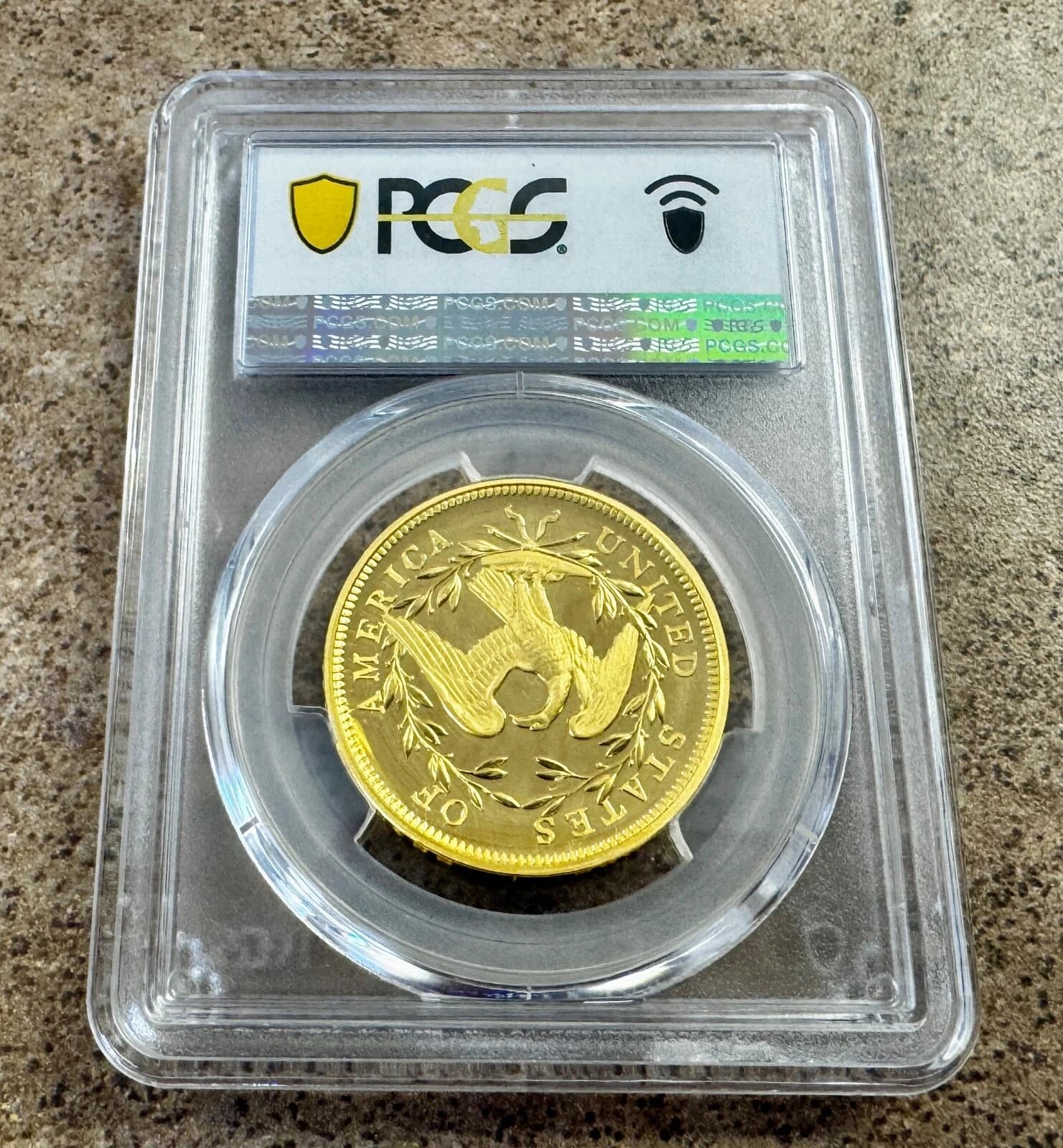 2024 Flowing Hair Gold Dollar PCGS PR70 First Strike 230 Anniversary US Mint