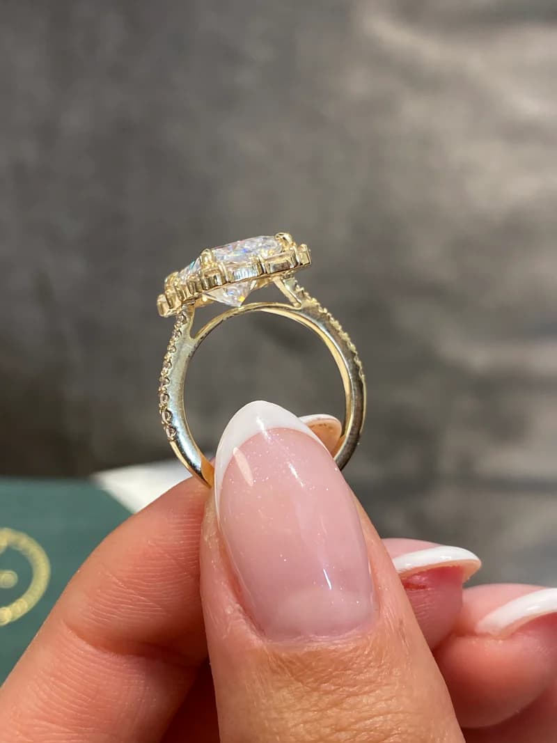 Marlowe Engagement Ring 4.37 Carat Yellow Gold