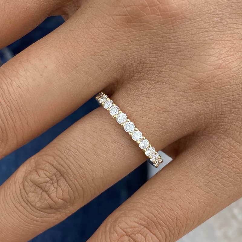 Diamond Eternity Ring 1.50 ct Yellow Gold