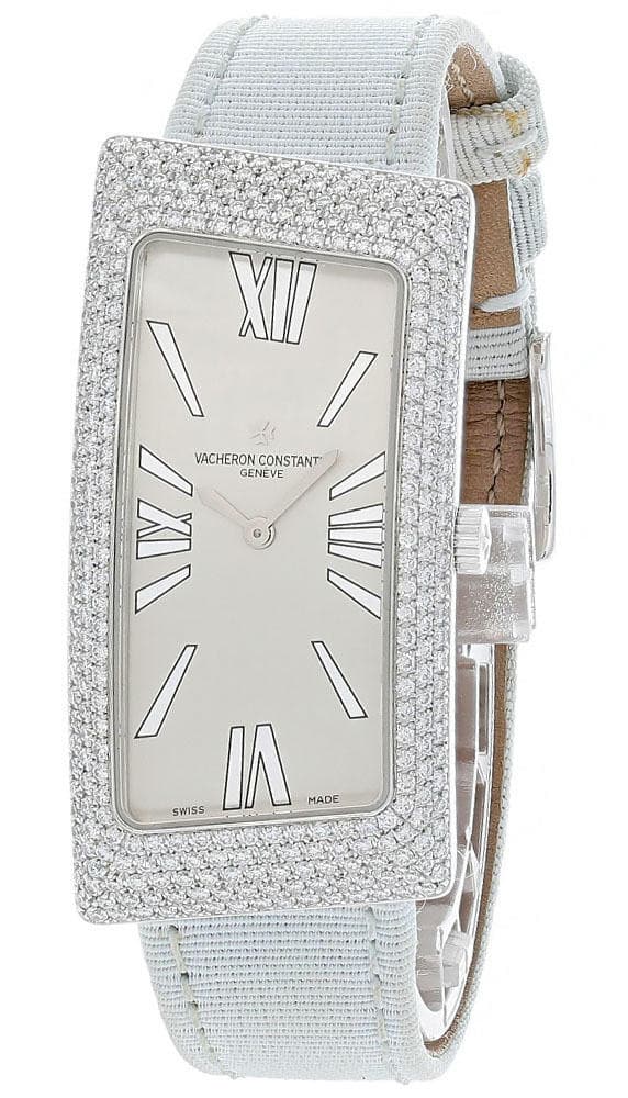 VACHERON Constantin 18KT WHT Gold Diamond Women's Watch