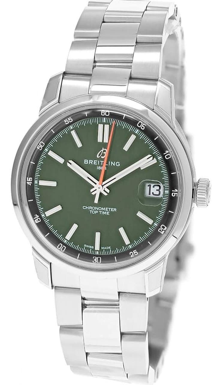BREITLING Top Time B31 Automatic SS 38MM Green Dial Men's Watch