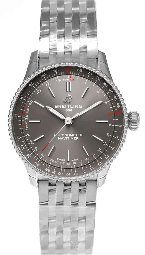 BREITLING Navitimer Automatic 36MM Grey Dial Unisex Watch